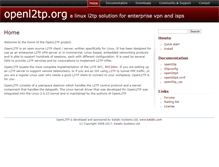 Tablet Screenshot of openl2tp.org